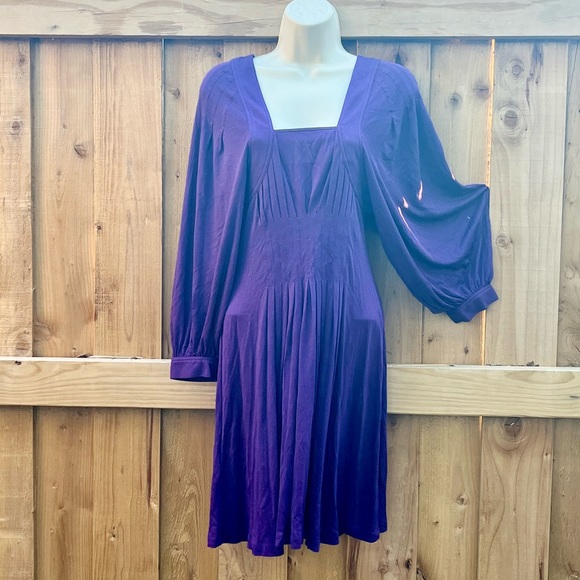 BCBGMaxAzria Dresses & Skirts - ⭐️ Bogo⭐️🦋 New Bcbg Max Sz XS purple bubble arm  A line dress